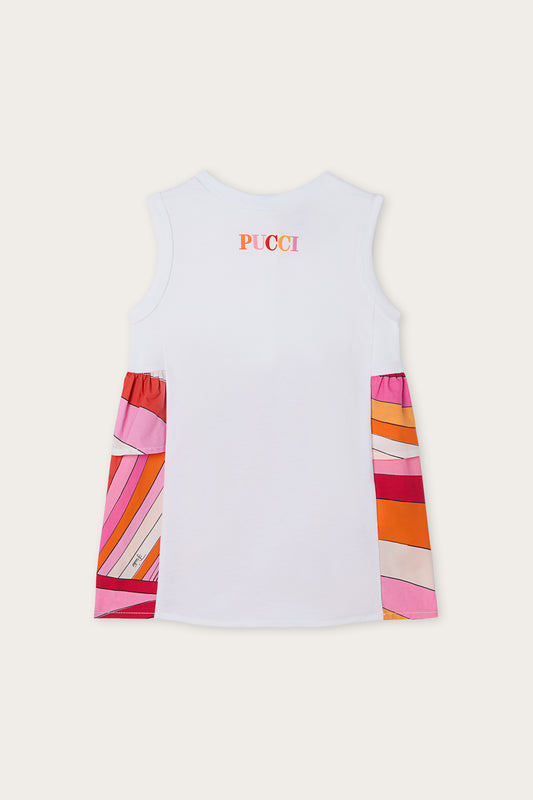 Dress with Iride Print Detail