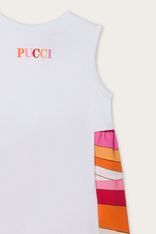 Dress with Iride Print Detail