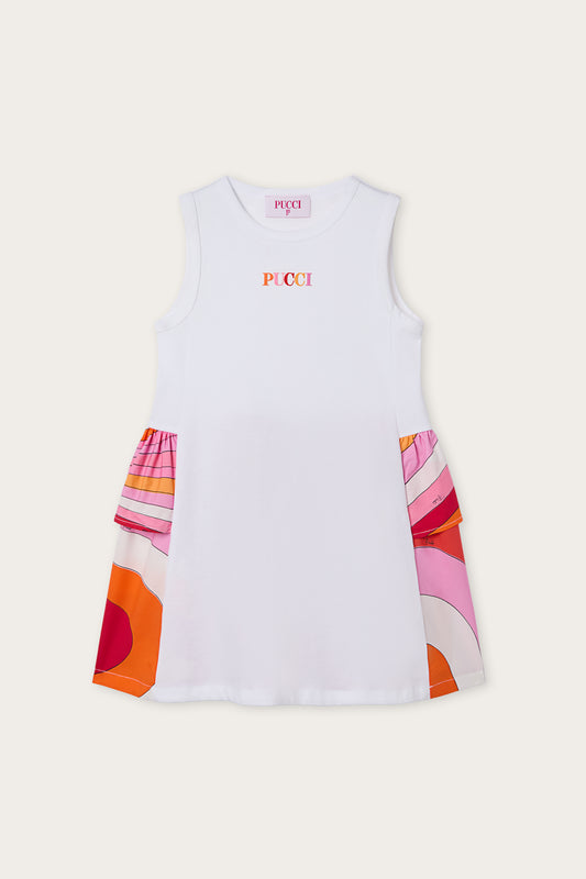 Dress with Iride Print Detail