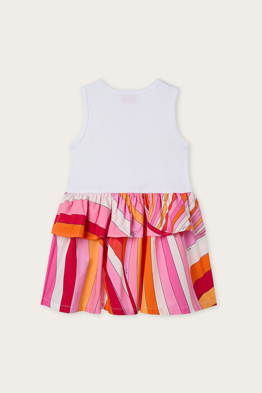 Dress with Iride Print Detail