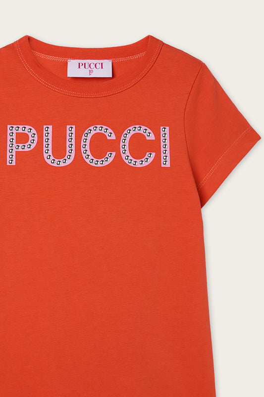 Dress with Decorated Logo