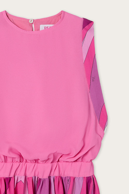 Dress with Printed Details