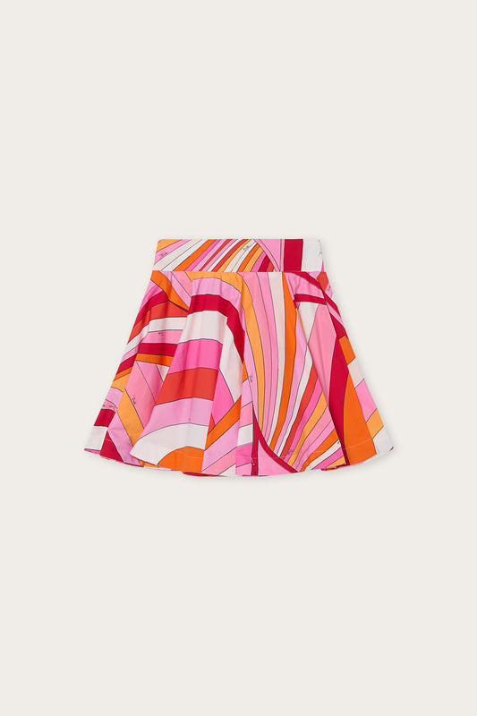 Iride Print Skirt