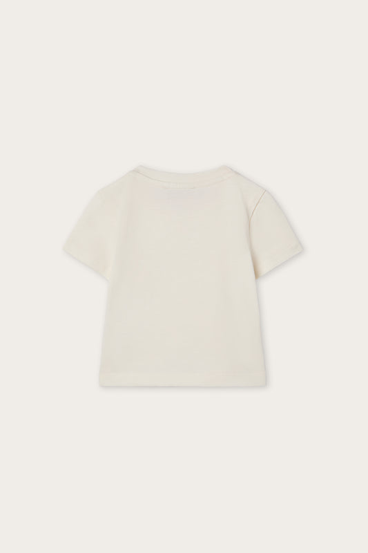 T-shirt with Embroidered Patch