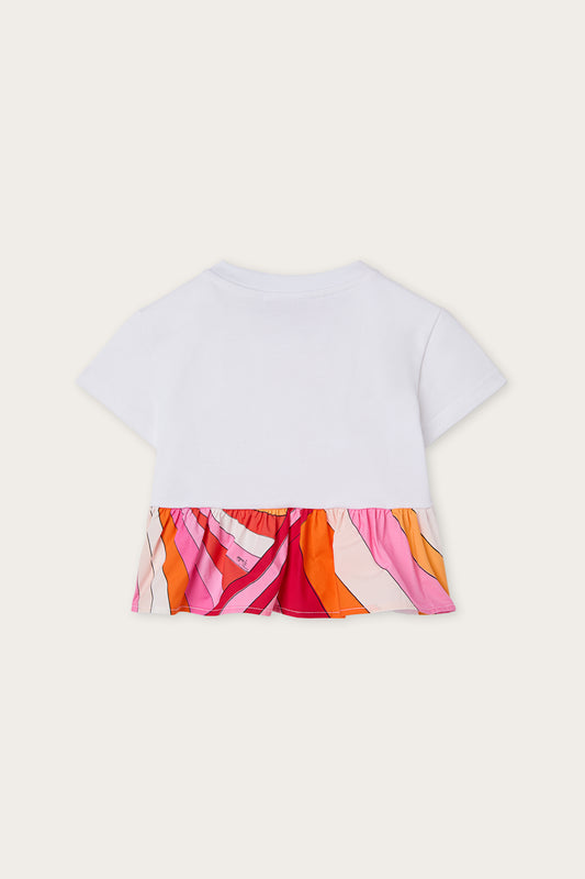 T-shirt with Embroidered Logo