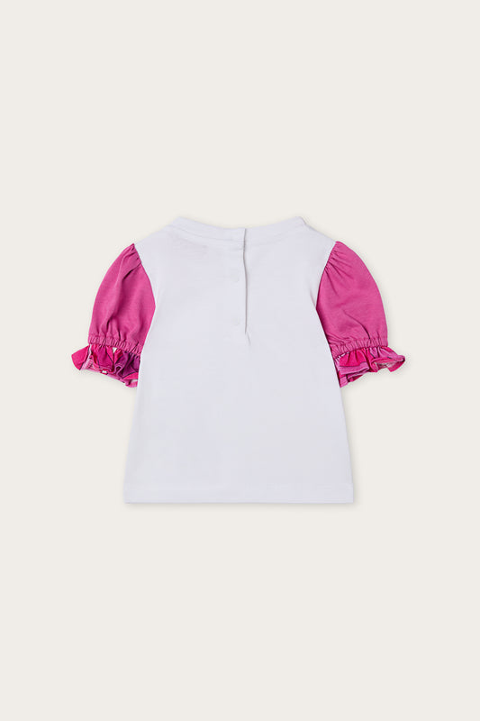 T-shirt with Embroidered Logo