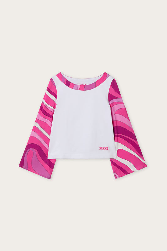 Sweater with Flared Sleeves