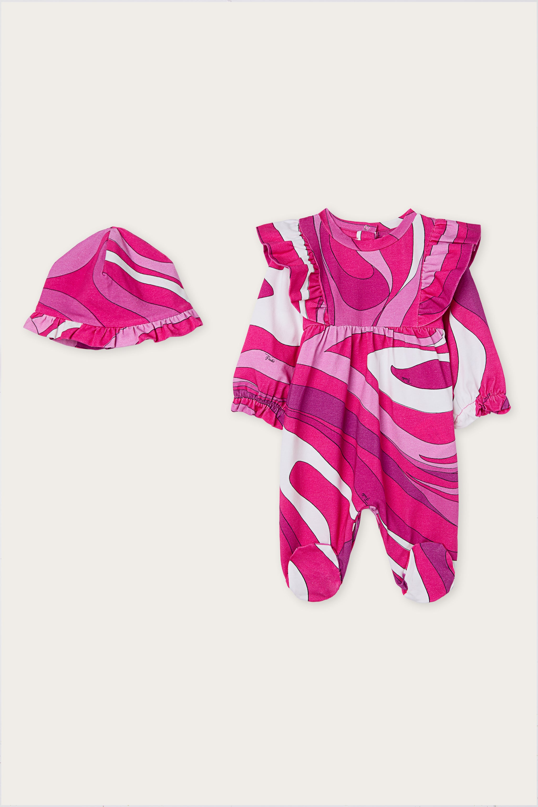Orchidee Print Baby Sweatshirt – PUCCI