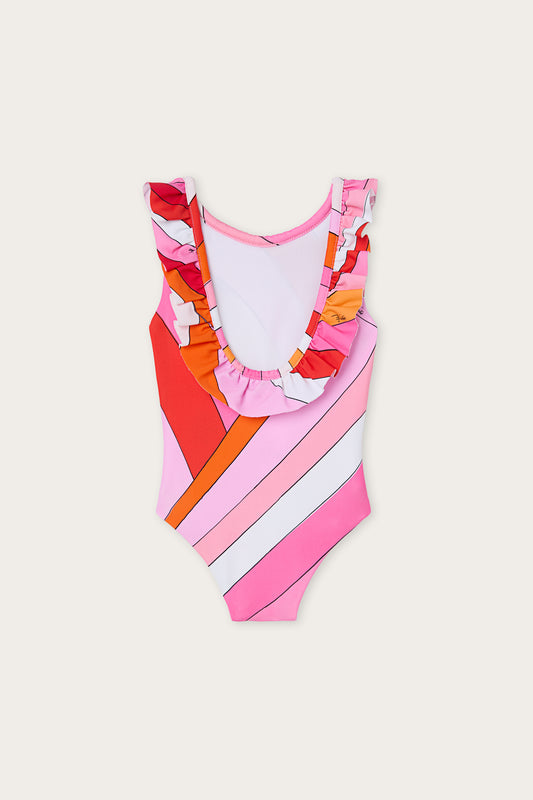 Iride Print One-Piece Swimsuit