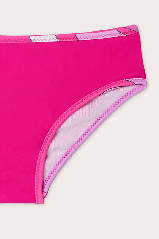 Bikini Bottoms with Printed Edges