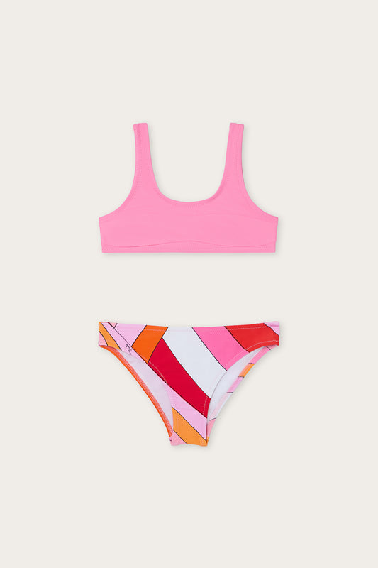 Bikini Set with Printed Bottoms