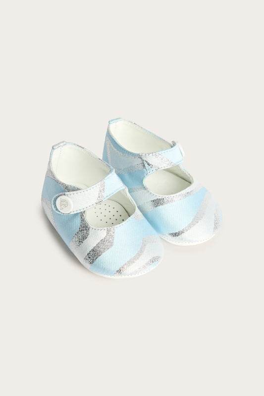 Ballerine in Lurex in Stampa Labirinto