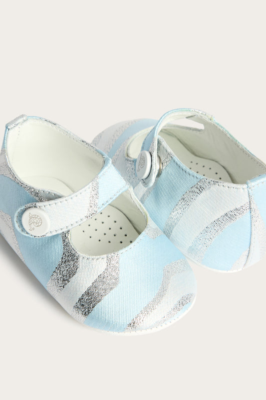 Ballerine in Lurex in Stampa Labirinto
