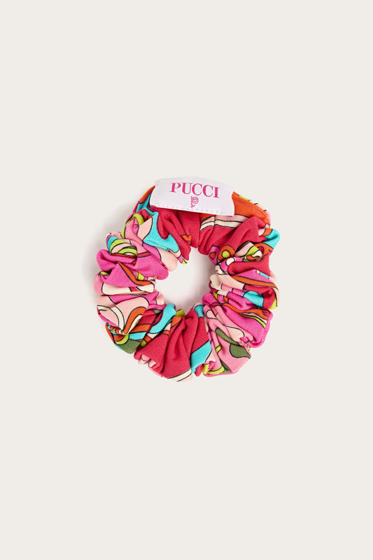 Orchidee Print Scrunchies