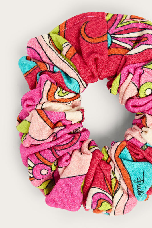 Orchidee Print Scrunchies