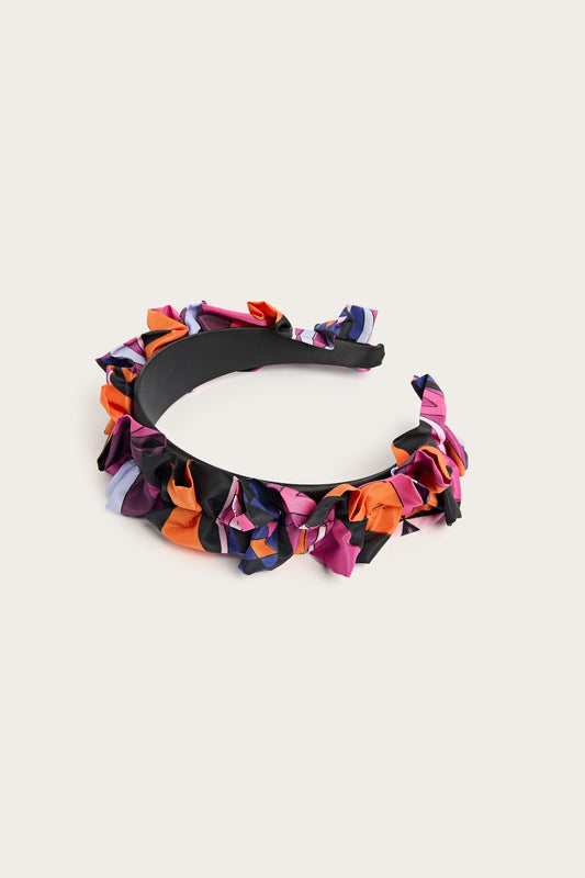 Collane Print Taffeta Hairband
