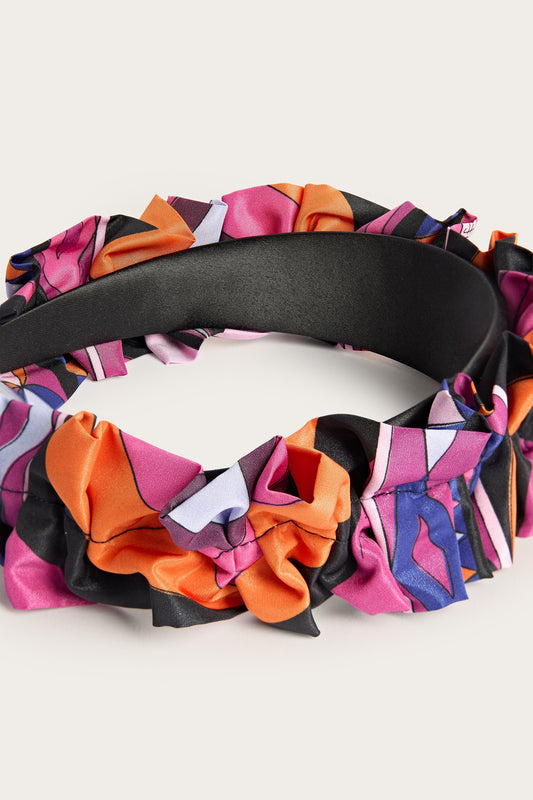 Collane Print Taffeta Hairband