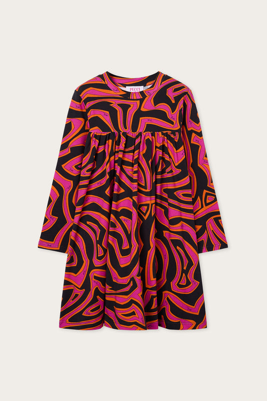 Labirinto Print Cotton Dress