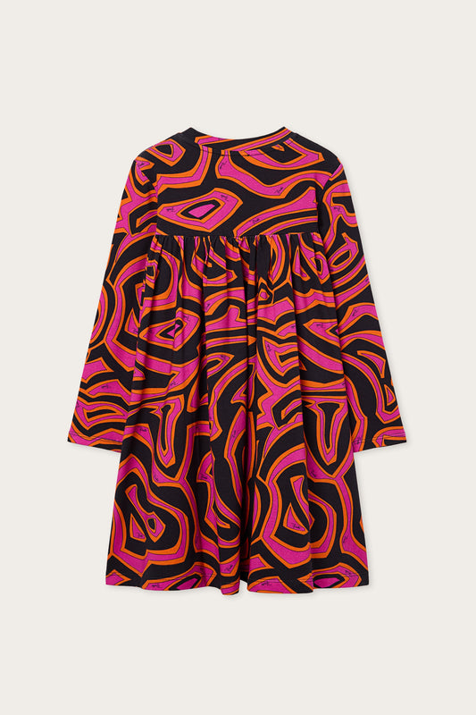 Labirinto Print Cotton Dress