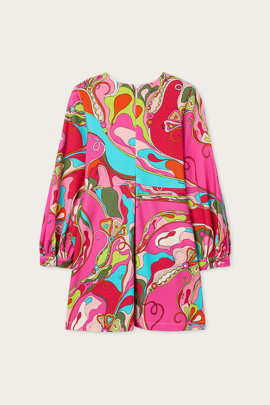 Orchidee Print Dress