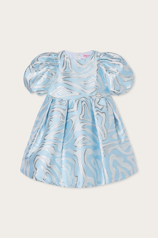 Labirinto Print Lurex Dress