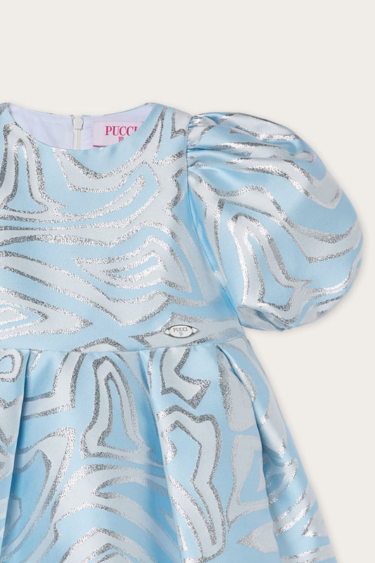 Labirinto Print Lurex Dress