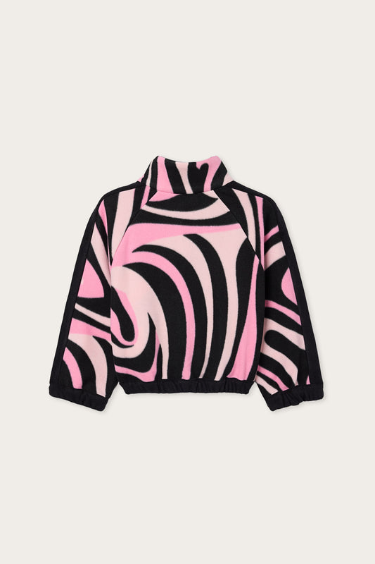 Marmo Print Velvet Sweatshirt