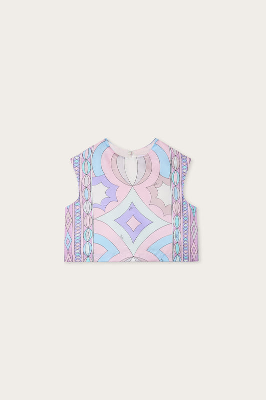Top in Seta in Stampa Collane