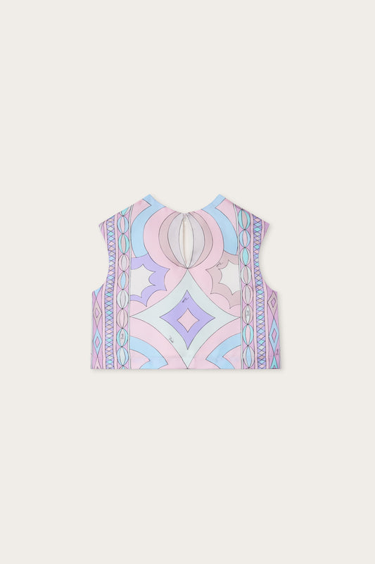 Top in Seta in Stampa Collane