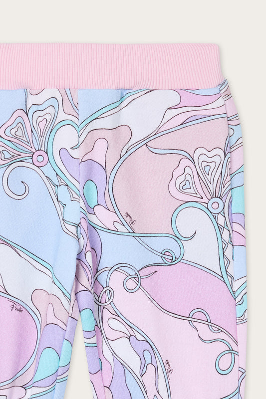 Joggers in Stampa Orchidee