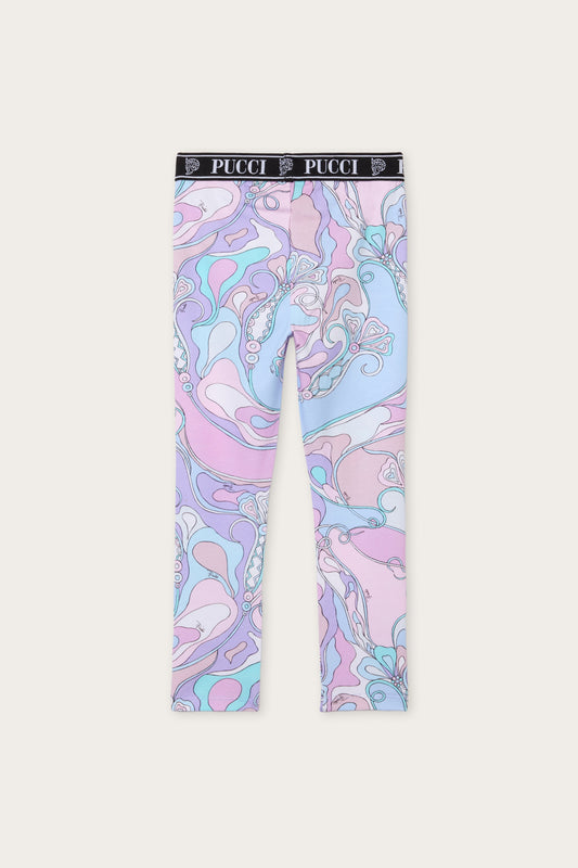 Orchidee Print Leggings