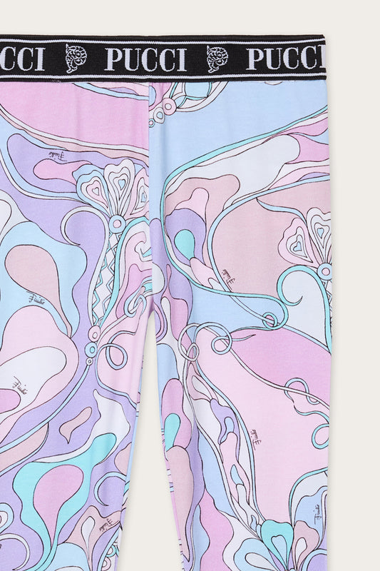 Orchidee Print Leggings