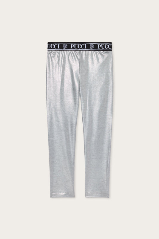 Laminated Jersey Leggings