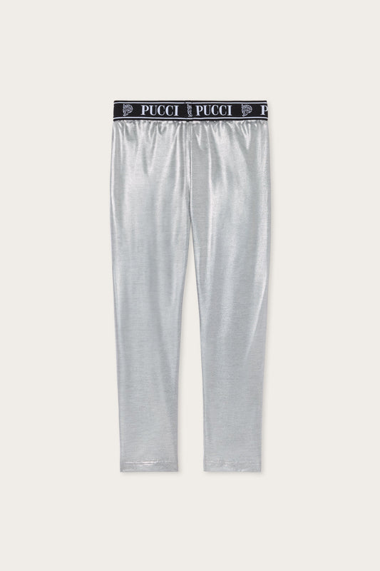 Laminated Jersey Leggings