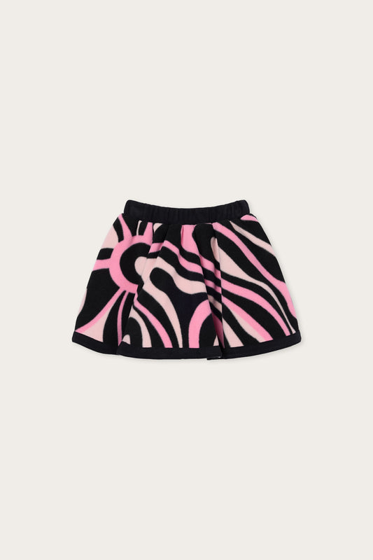 Marmo Print Fleece Skirt
