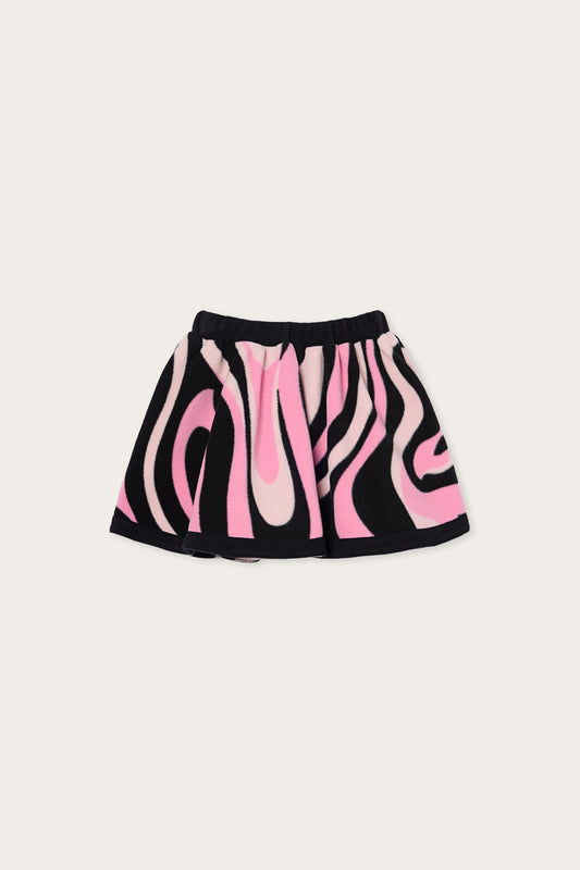Marmo Print Fleece Skirt