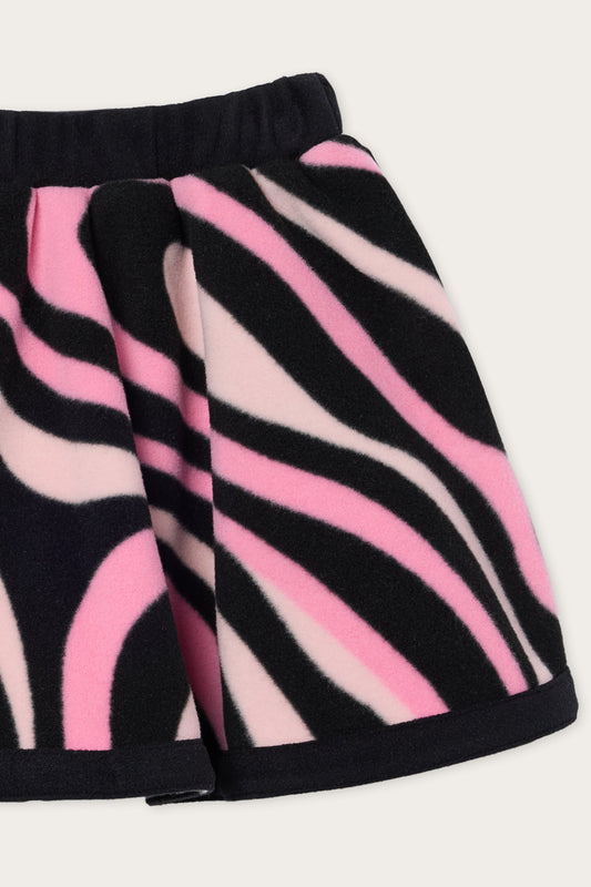 Marmo Print Fleece Skirt