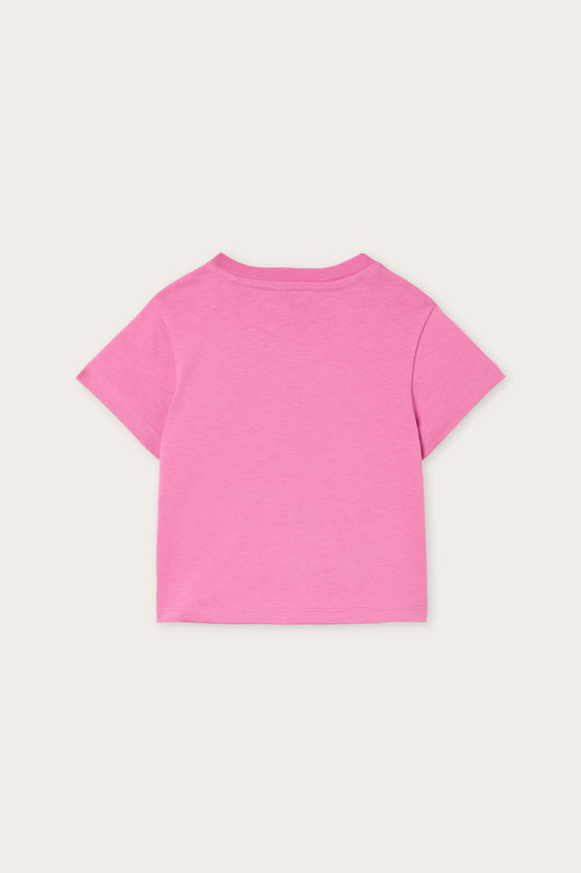 T-shirt in Jersey di Cotone Biologico