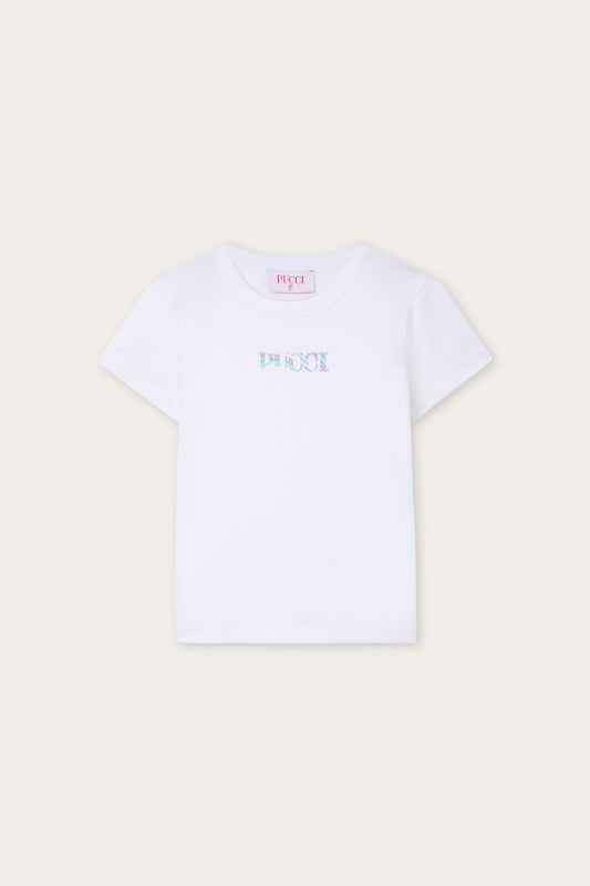 T-shirt in Cotone Biologico con Logo
