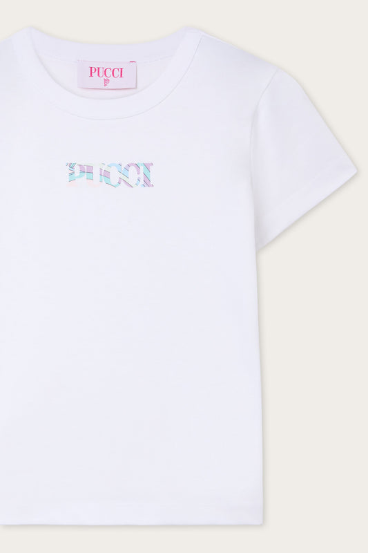 T-shirt in Cotone Biologico con Logo