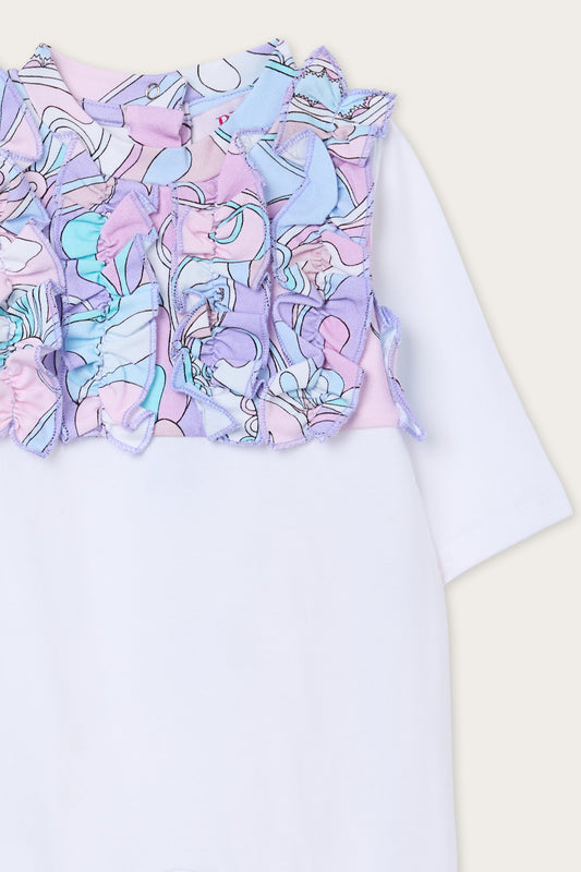 Maternity Set with Orchidee Print Details