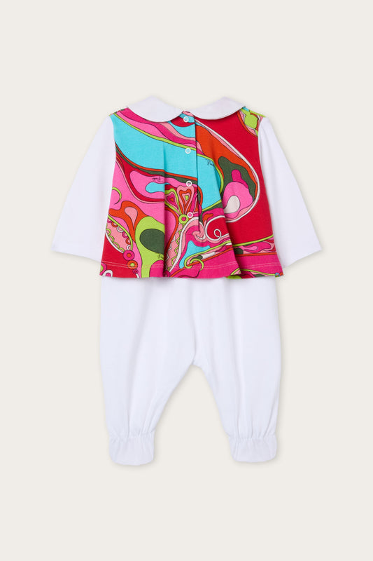 Cotton Jersey Maternity Set with Printed Details
