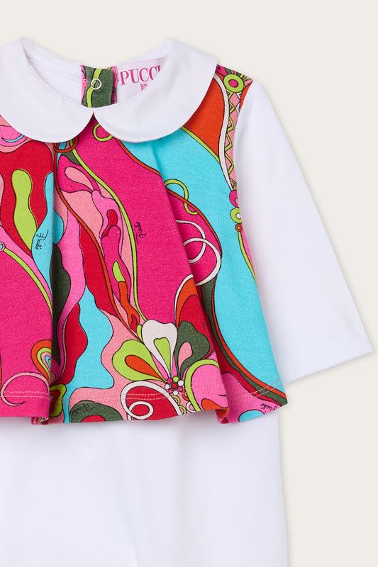 Cotton Jersey Maternity Set with Printed Details
